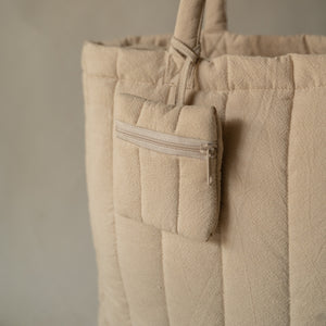 Crinkle Stripe Tote