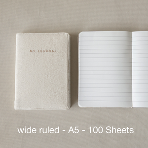 Neutral Crinkle Journal Duo