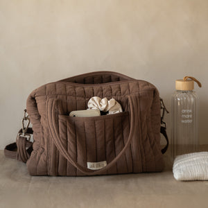 Espresso Crinkle Duffle Bag