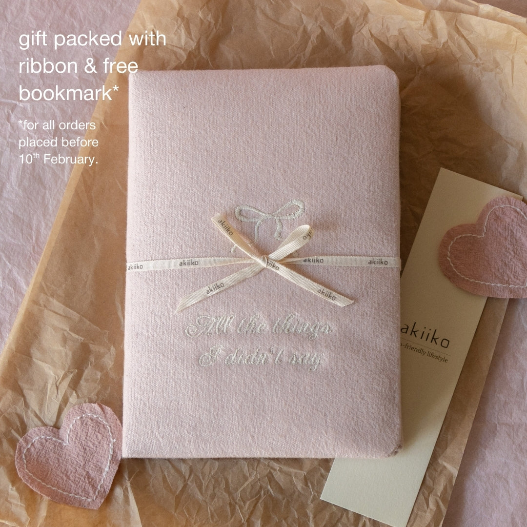 Soft Bow Cushioned Journal | Valentines Gift