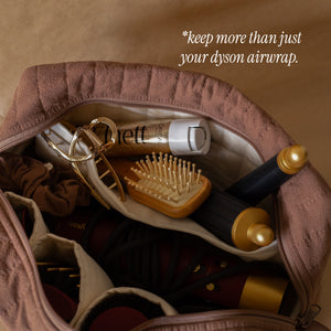 Espresso Long Pouch for Hair Styling Tools