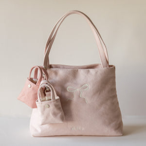 Soft Date Mini Bag charm - Powder