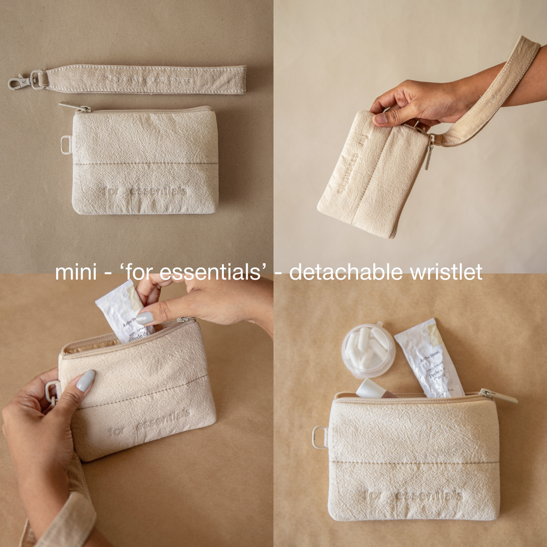 Crinkle Flat Pouch (set of 4)