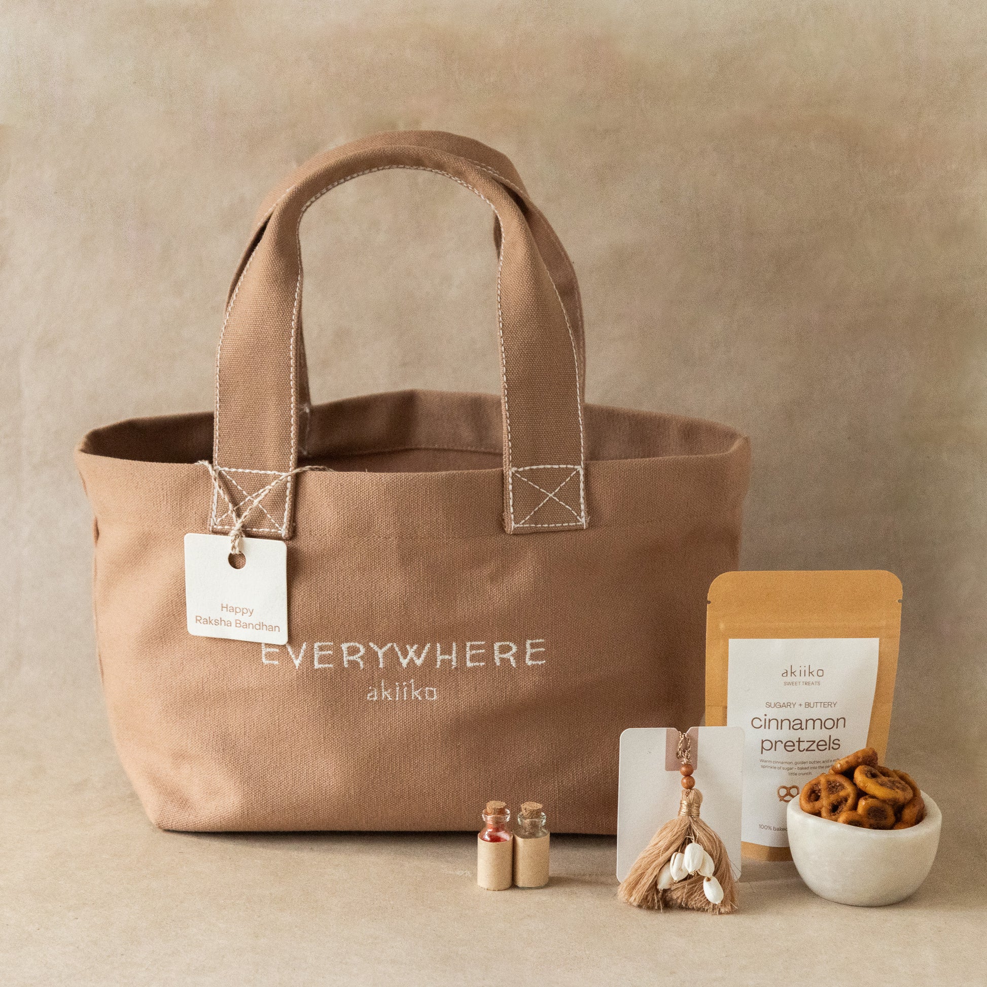 Warmth Everywhere: Tote Rakhi Gift Set