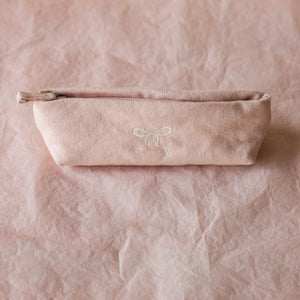 Soft Bow Stationery Pouch