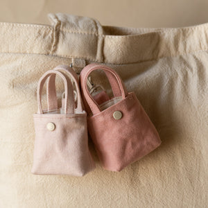 Soft Date Mini Bag charm - Powder