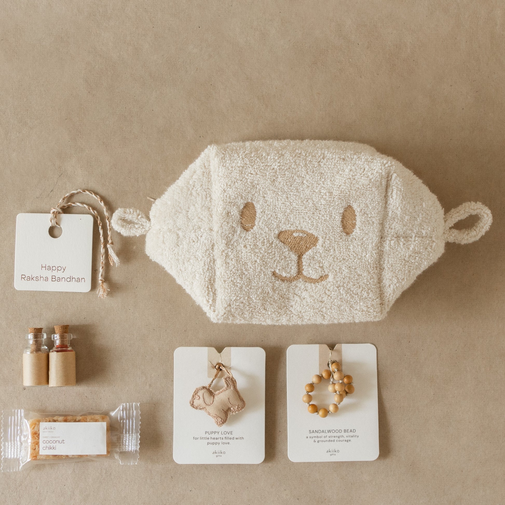 Little Woofs: Fluffy Rakhi Gift Set