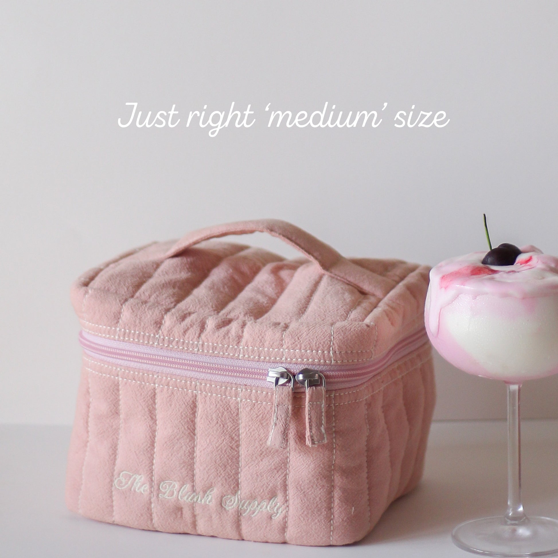 Sorbet 'The Blush Supply' Makeup Vanity Pouch (midi)