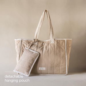 Crinkle Outline Tote Bag - akiiko 6