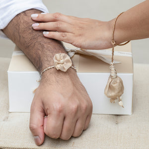 Soft Satin: Restful Rakhi Gift Set