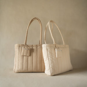 Crinkle Stripe Tote