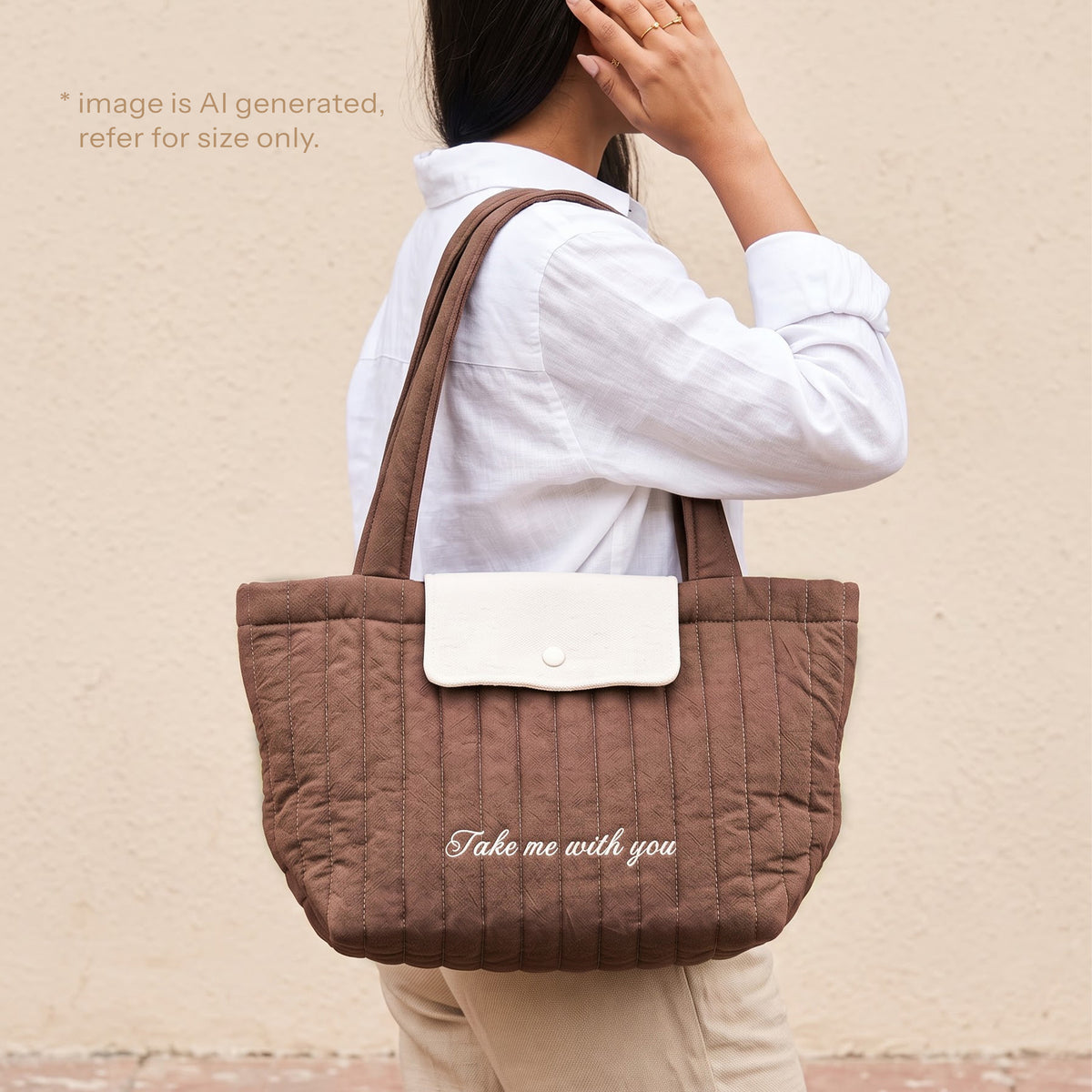 ‘Take me with you’ Tote Bag (petit)