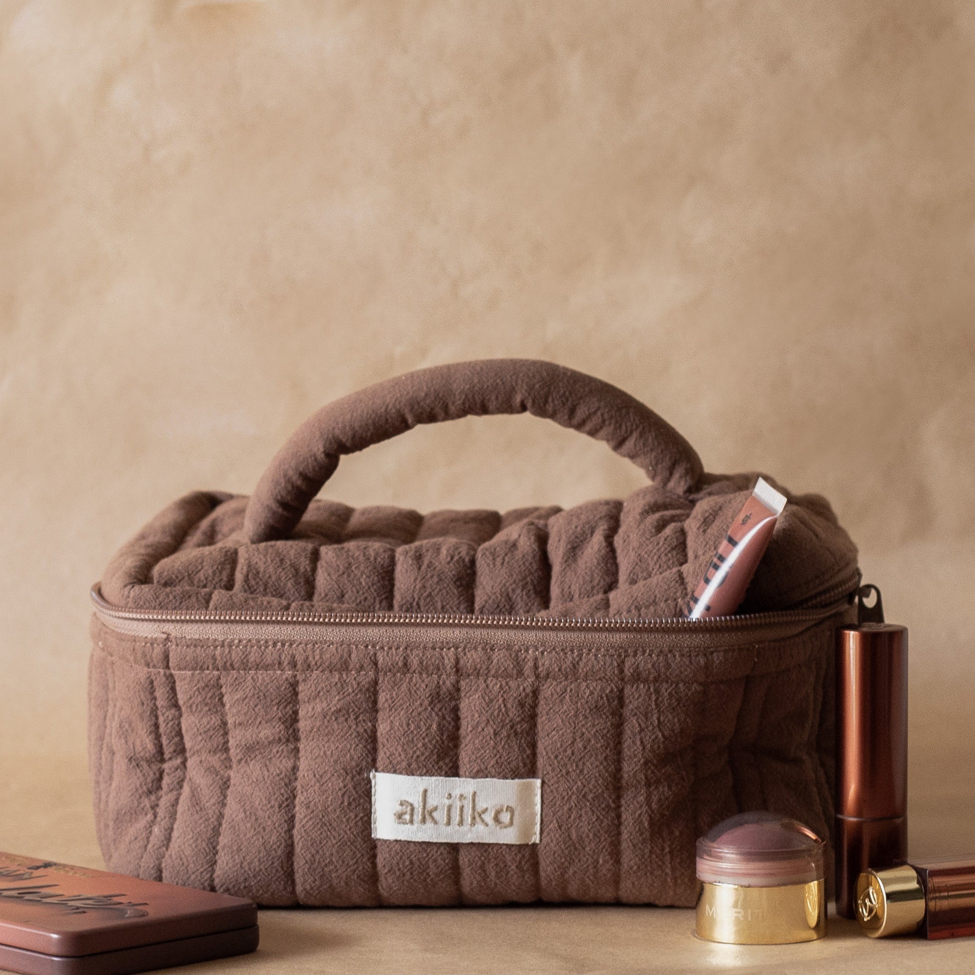 Crinkle Makeup Vanity Pouch