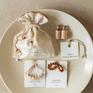 Beaded Blessings: Rakhi Set ( 2 Rakhis)