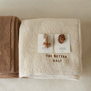 Soft Embrace:  Luxury Towel Rakhi Gift Set