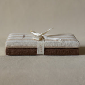 Dark Crinkle Journal Duo