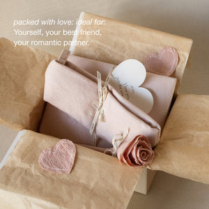 “Written in Love” Stationery Gift Set with Rose