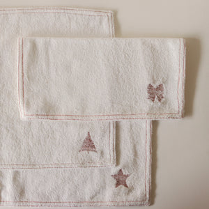 Snowy Face Towel Tray (pack of 6)
