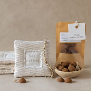 Happy Hour:  Coaster Rakhi Gift Set