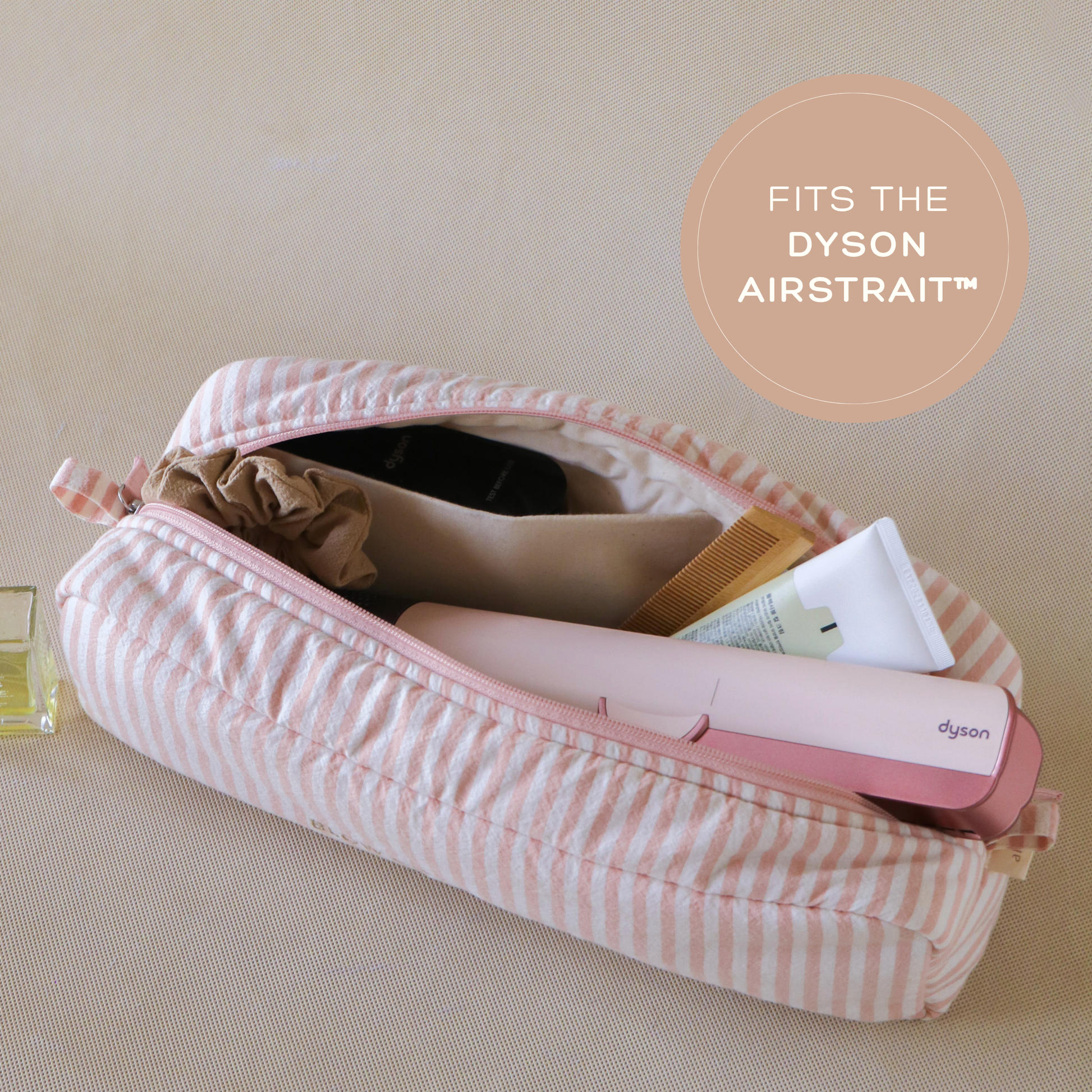 Puff Long Curl Pouch for Hair Supplies
