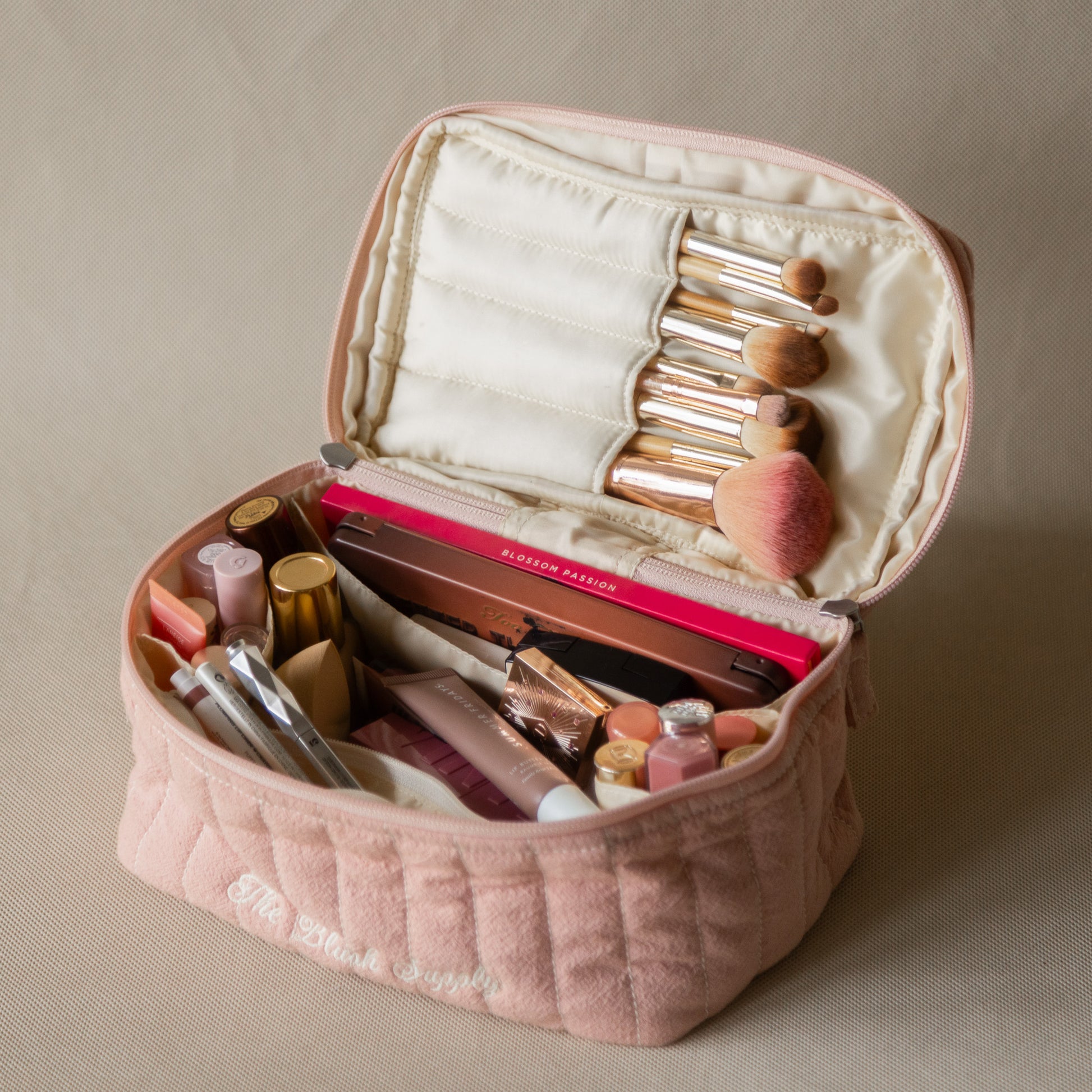 Sorbet 'The Blush Supply' Makeup Vanity Pouch