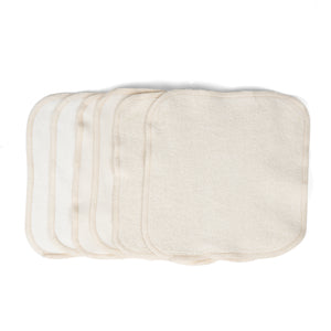 Bamboo Cotton Facial Towels (Pack Of 6)