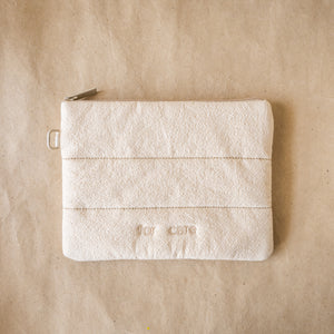 Crinkle Flat Pouch (Petit) With Wristlet - akiiko 8