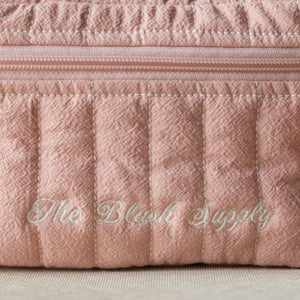 Sorbet 'The Blush Supply' Makeup Vanity Pouch