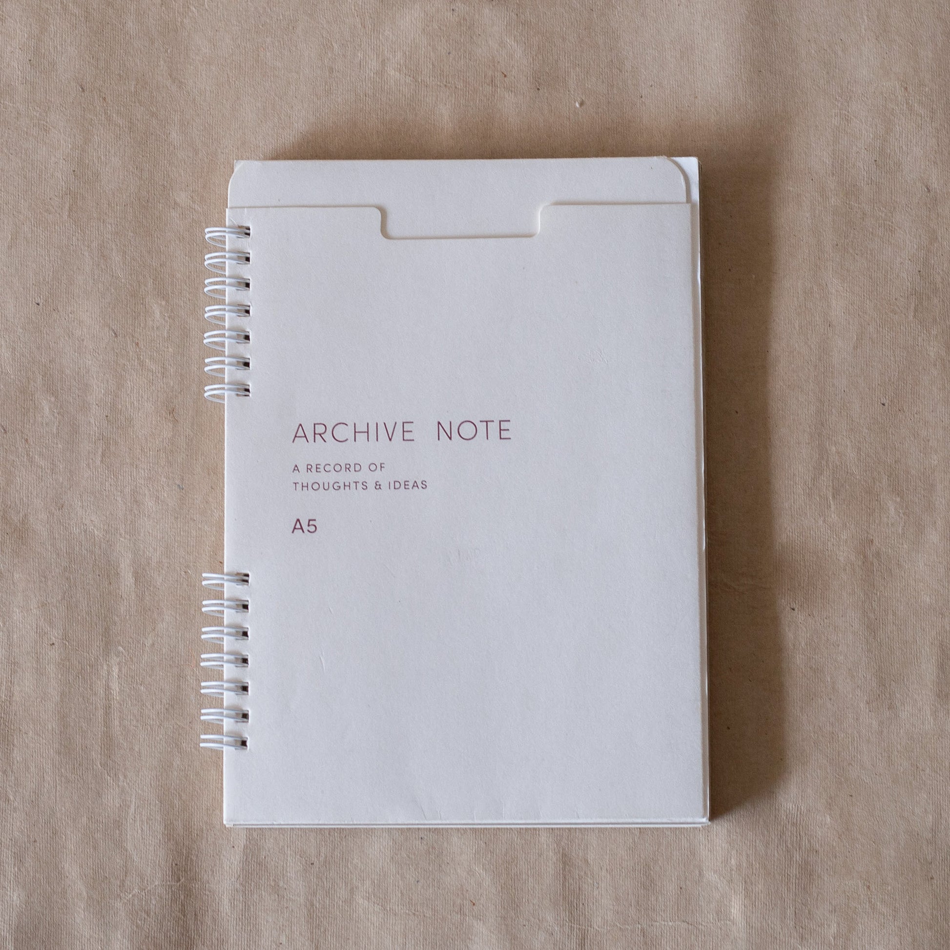 Archive Note - A5 Spiral Notebook