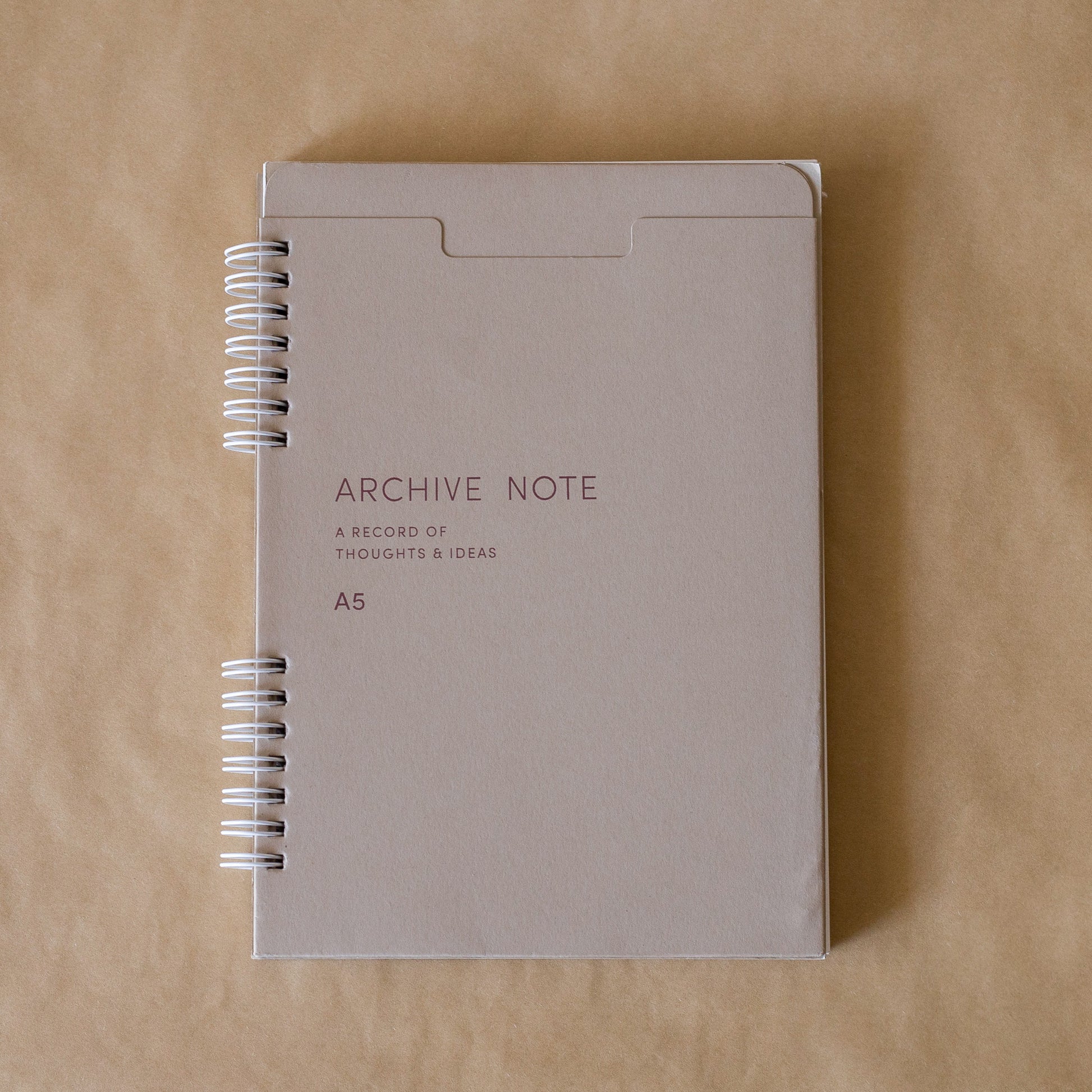 Archive Note - A5 Spiral Notebook