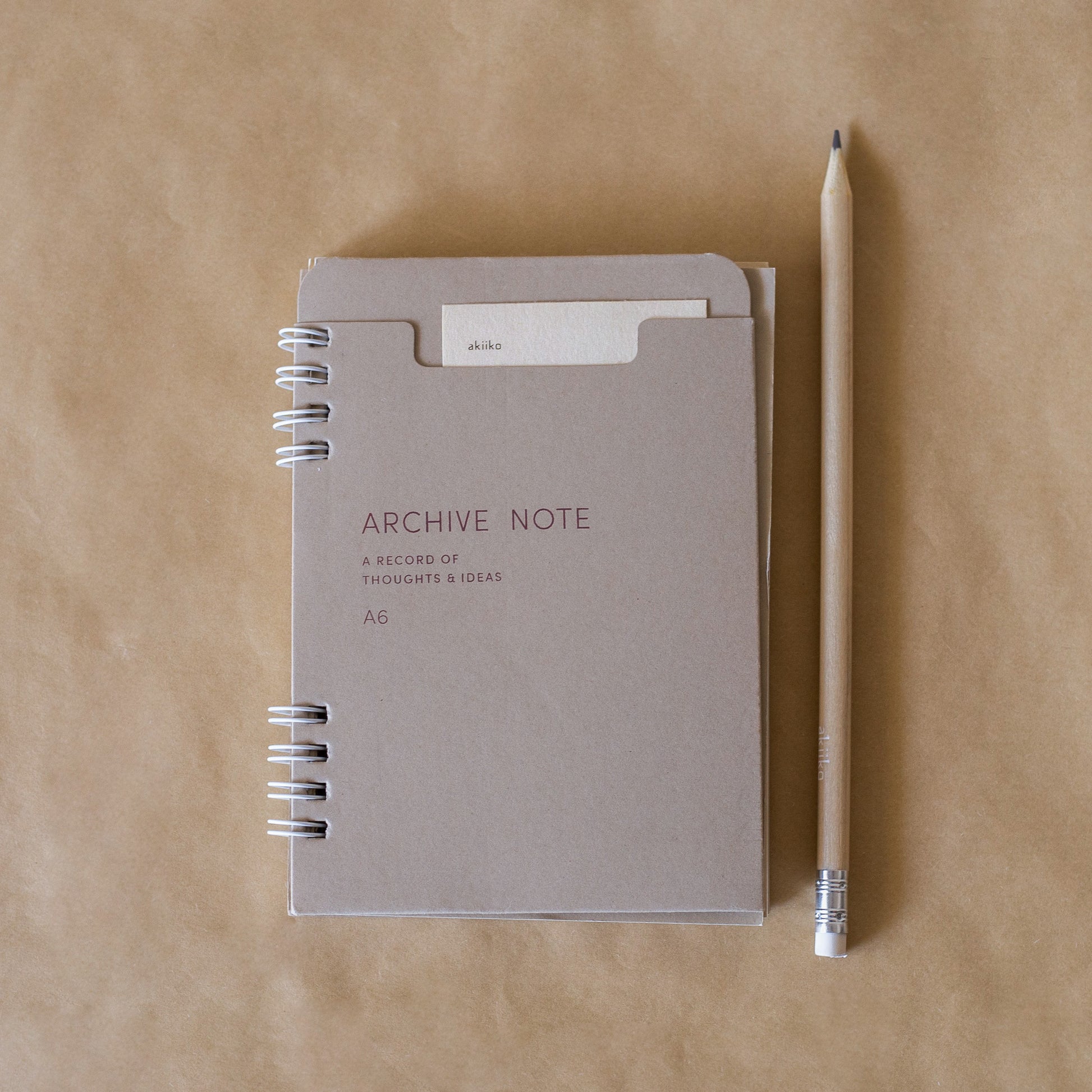 Archive Note - A6 Spiral Notebook