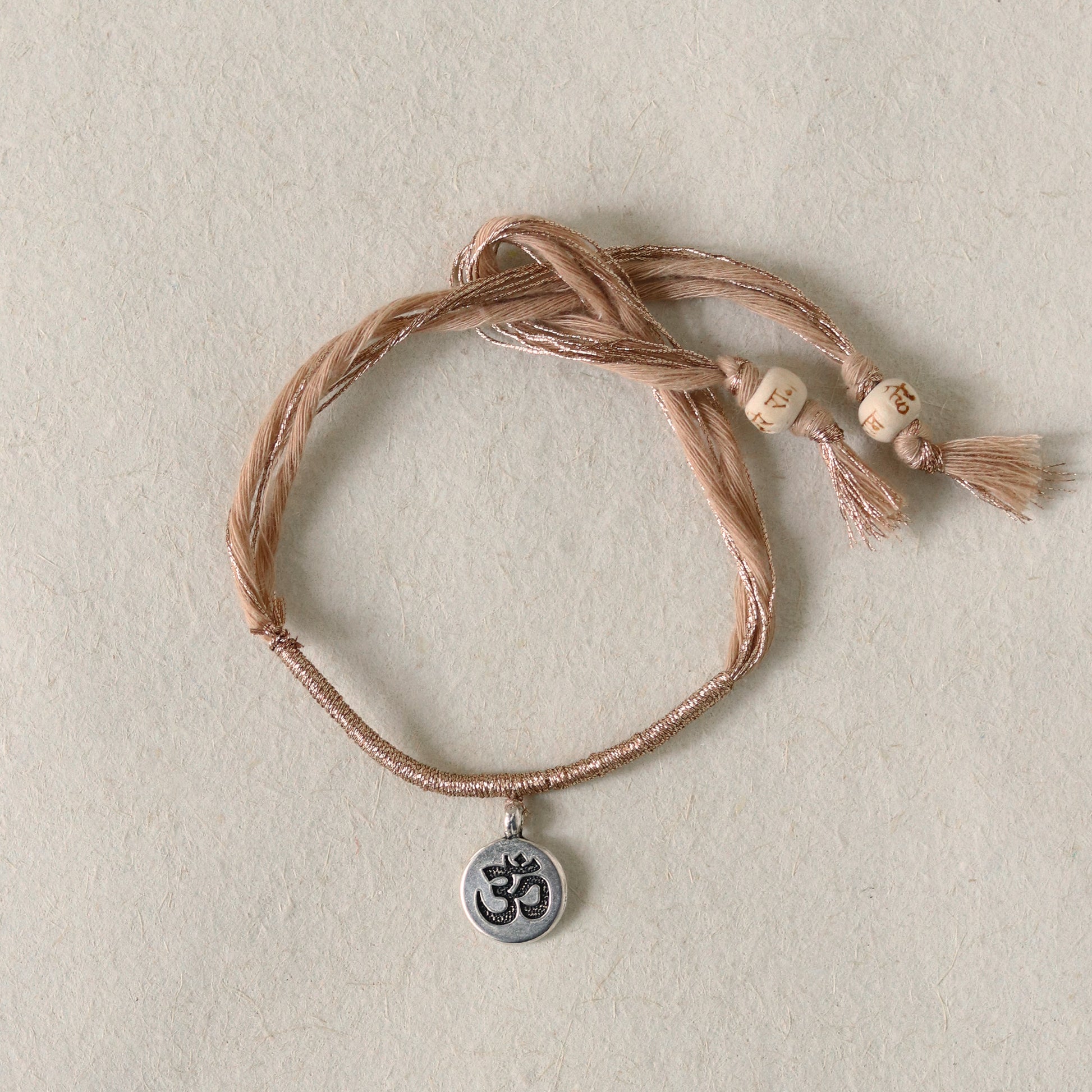 Silver Om Rakhi