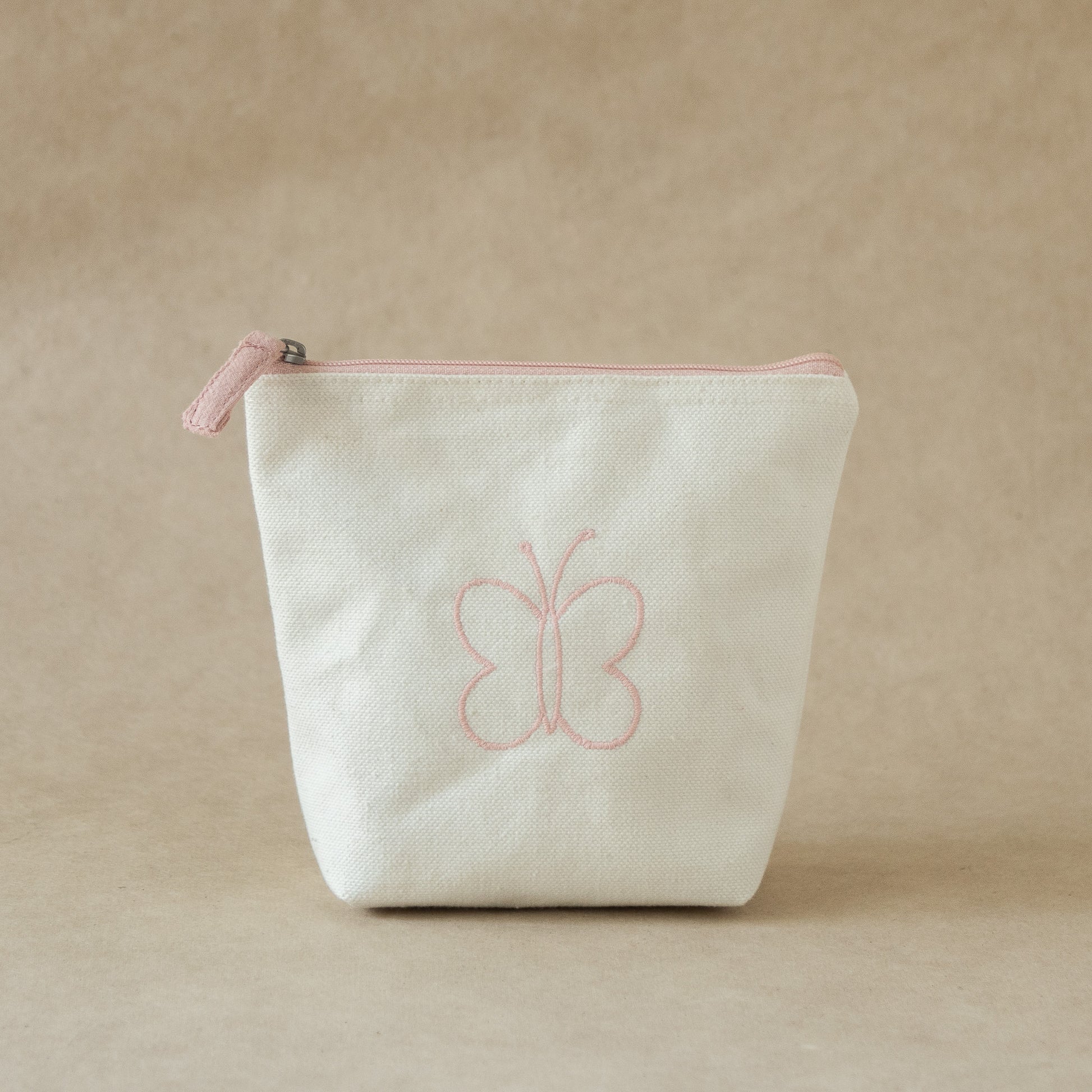 Pink Butterfly Mini Pouch