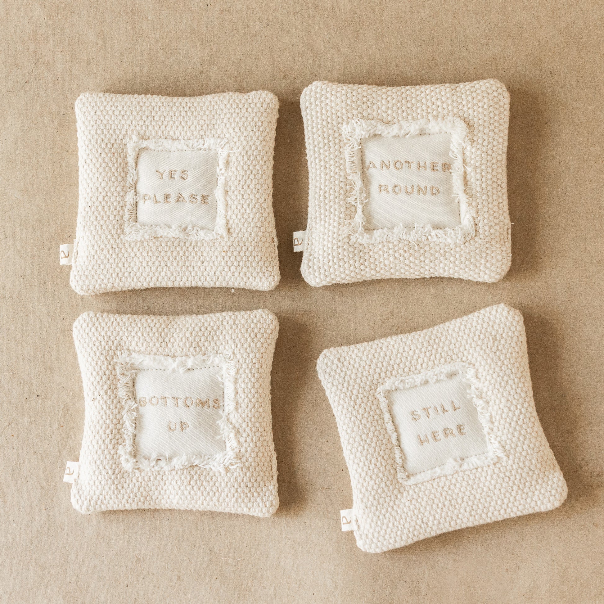 Woven Bar Coasters (pack of 4)