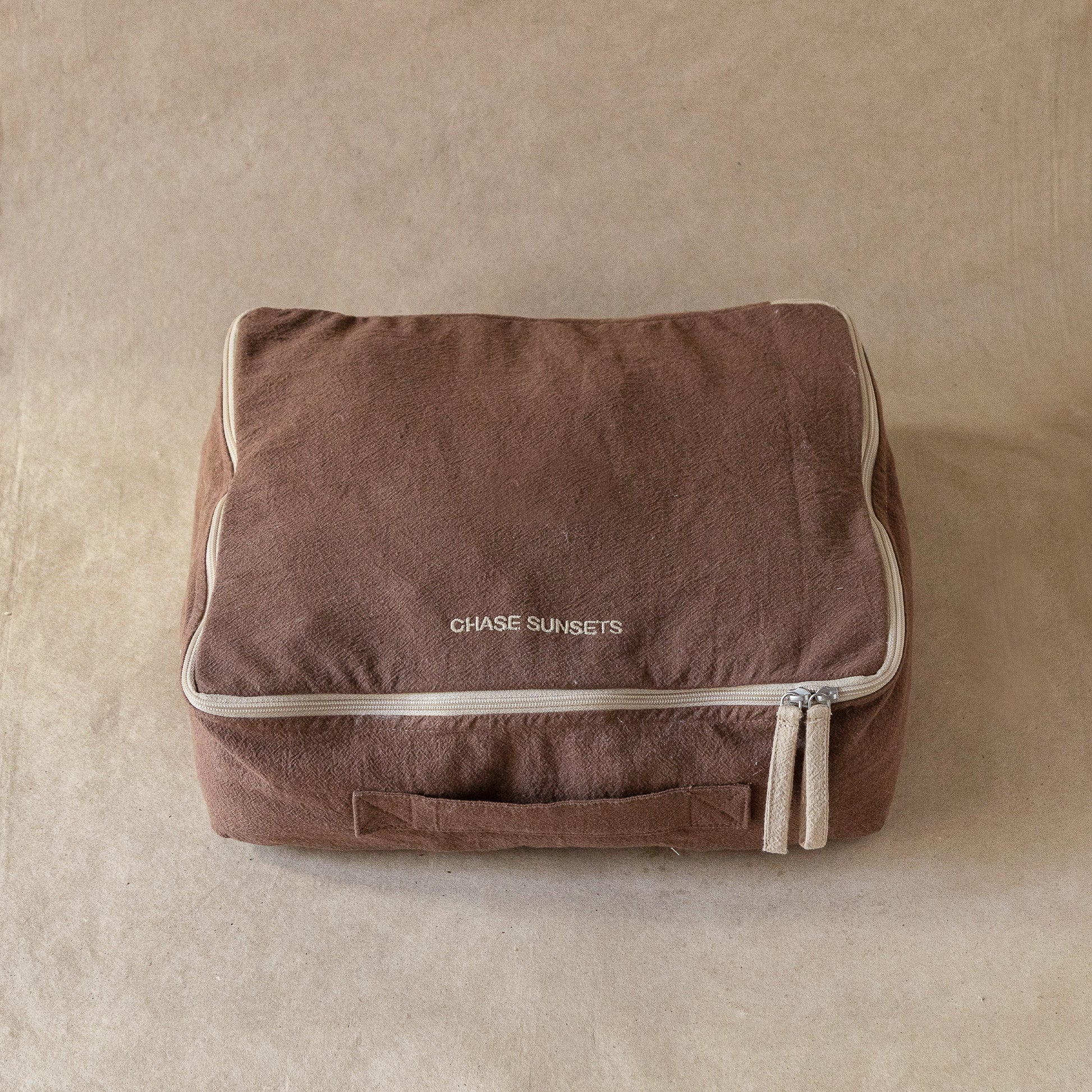 "Chase Sunsets" Crinkle Packing Cube - Large (Espresso)