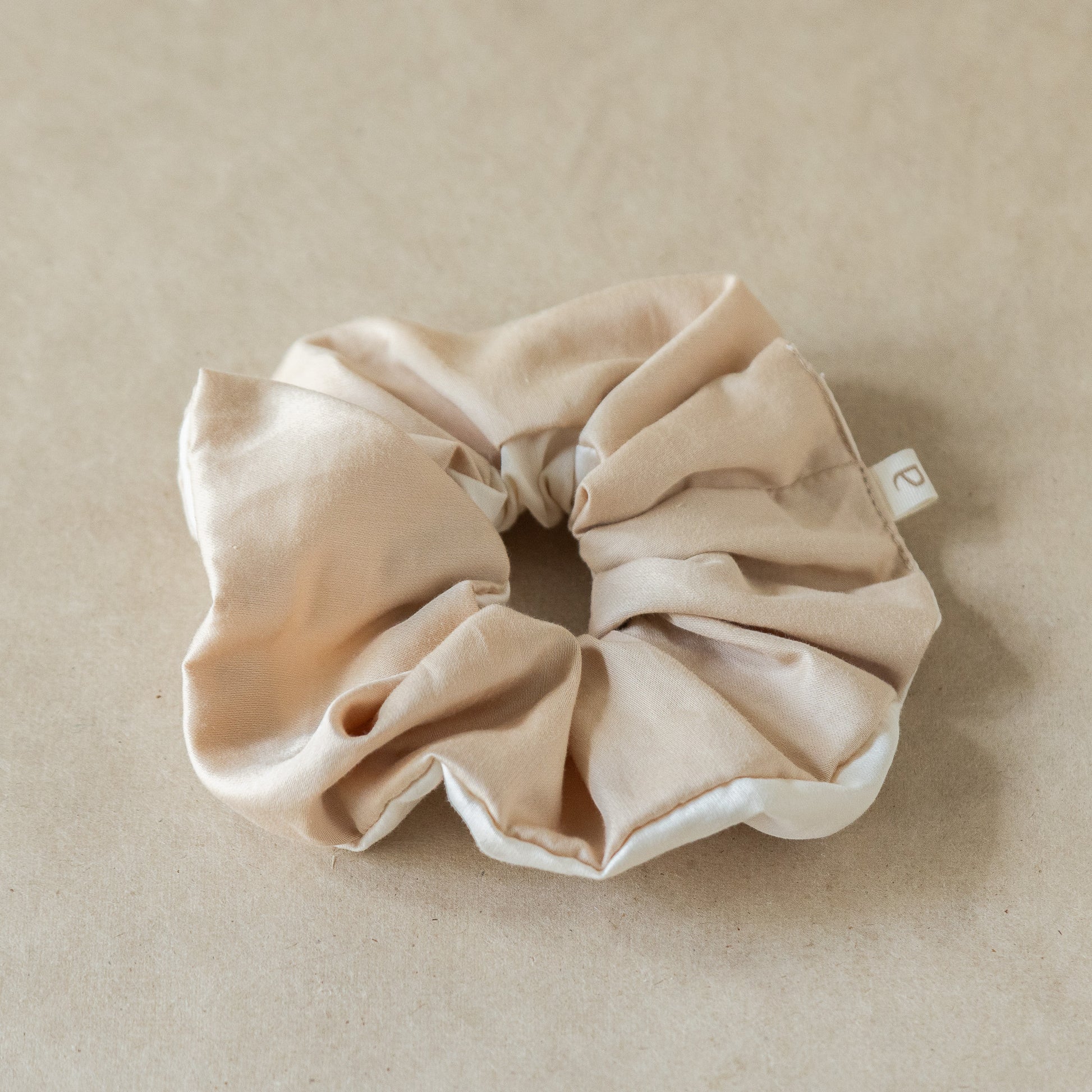 Two Tone Satin Scrunchie
