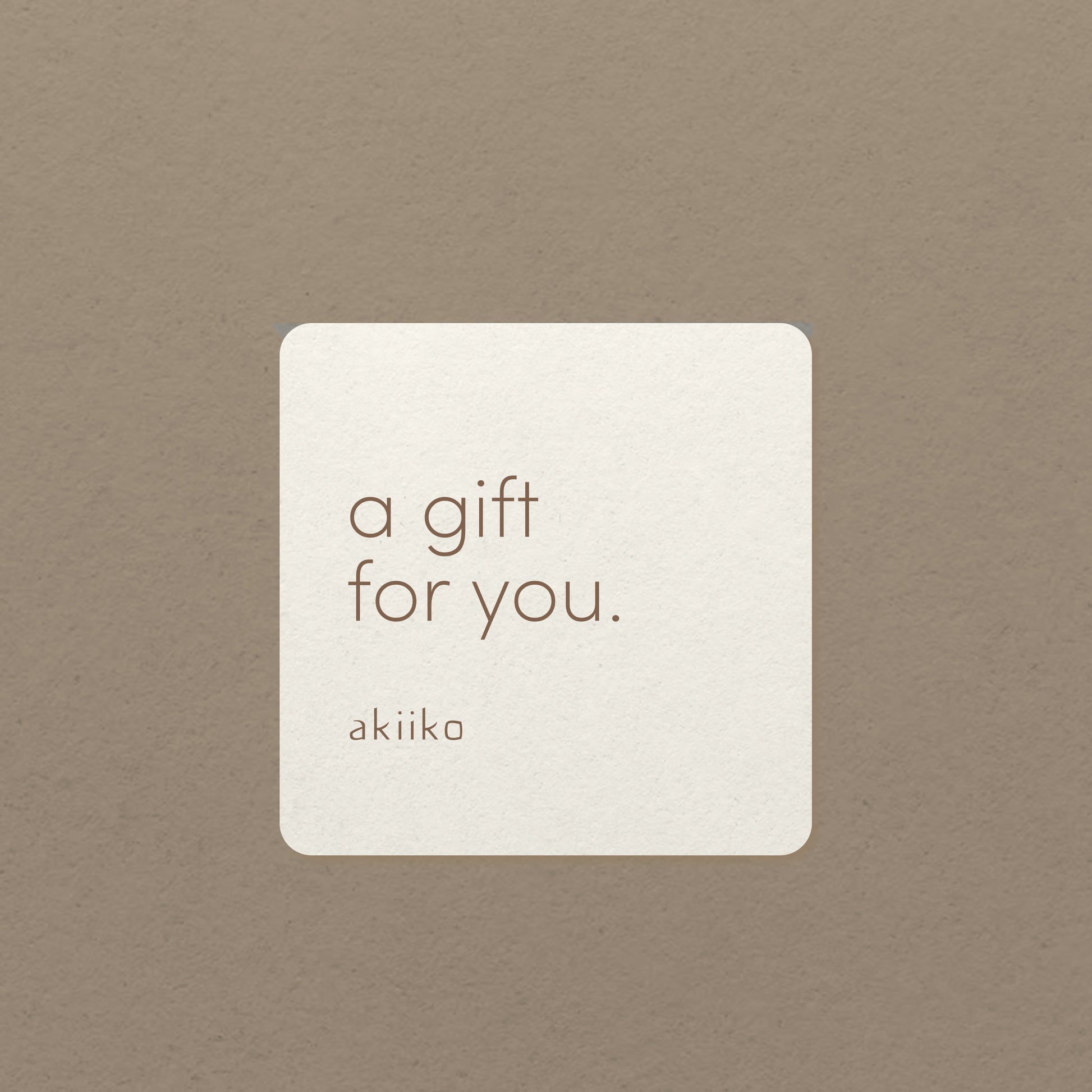 akiiko's Gift card