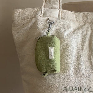 Matcha Mini Curl Pouch - Bag charm - akiiko 2