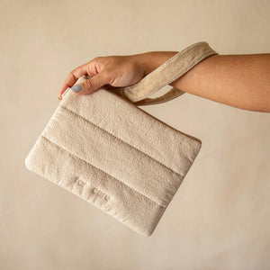 Crinkle Flat Pouch (Petit) With Wristlet