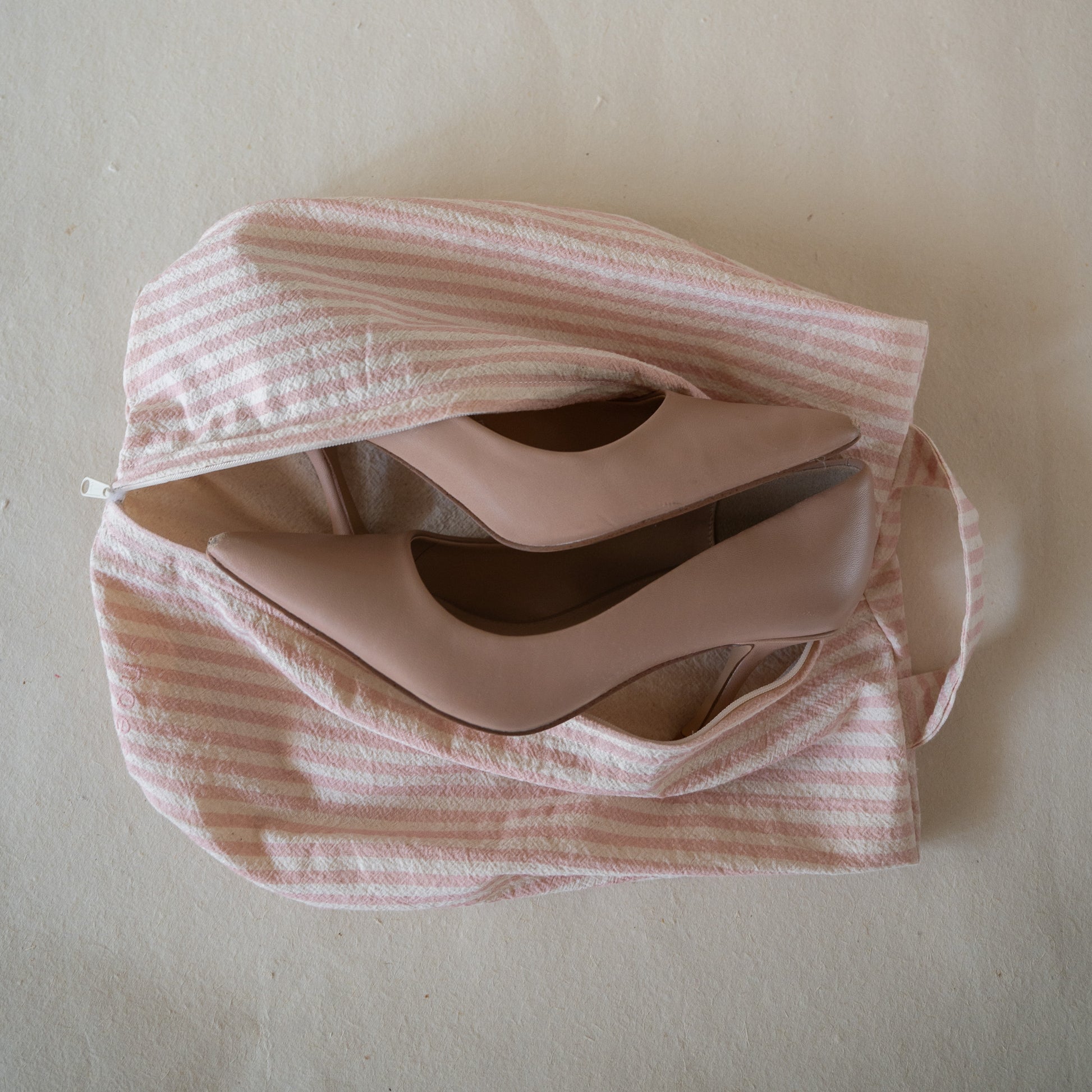 Petal Line Crinkle Shoe Bag (Set of 2)