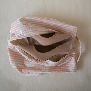 Petal Line Crinkle Shoe Bag (Set of 2)