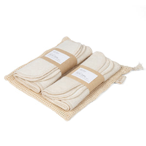 Bamboo Cotton Facial Towels (Pack Of 6)