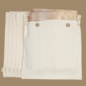 AKIIKO BASICS - Button Saree Bag (Set of 6)