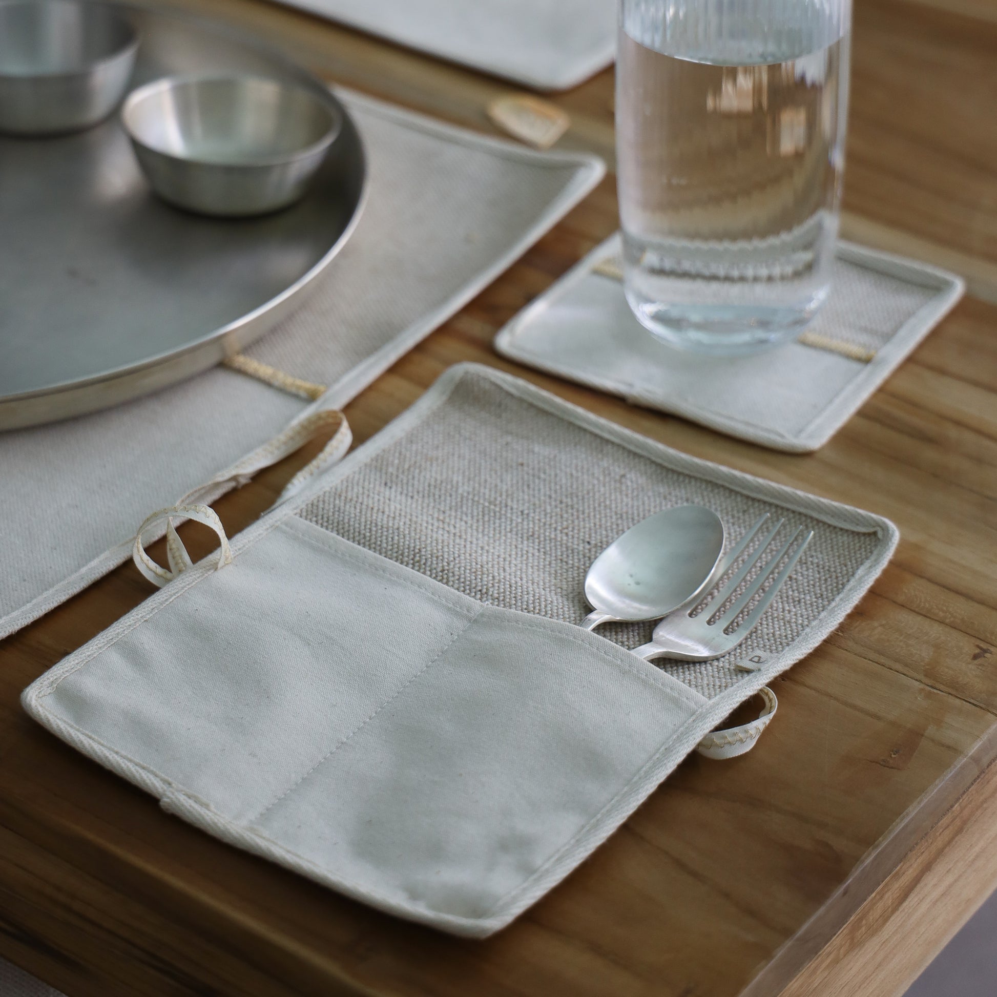 Juco-canvas Cutlery Case