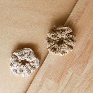 Waffle Scrunchies (Set Of 2)