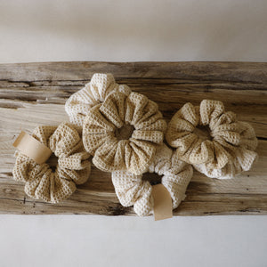 Waffle Scrunchies (Set Of 2)