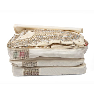 AKIIKO BASICS - Zipper Saree Cover (Set Of 3)