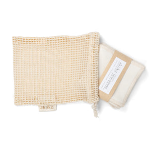 Bamboo Cotton Facial Squares (Pack Of 6)
