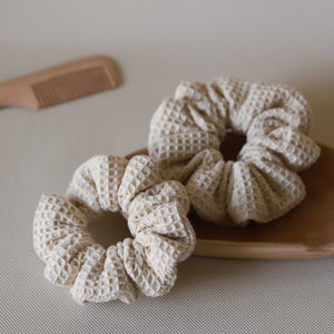 Waffle Scrunchies (Set Of 2)