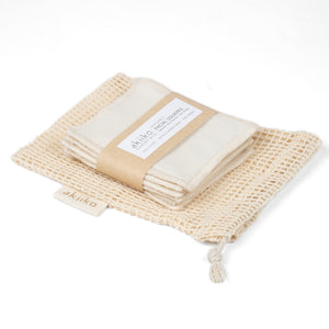 Bamboo Cotton Facial Squares (Pack Of 6)